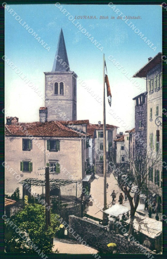 Croazia Croatia Laurana Lovrana Città Vecchia cartolina RT6366 – fronte