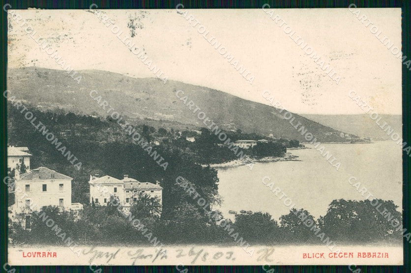 Croazia Croatia Laurana Lovrana cartolina RT6386 – fronte