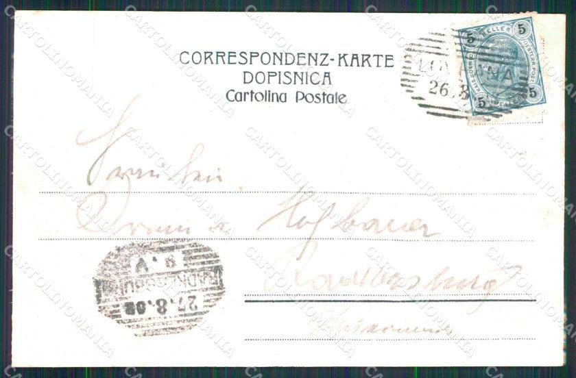 Croazia Croatia Laurana Lovrana cartolina RT6386 – retro