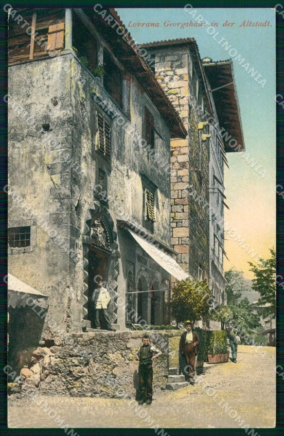 Croazia Croatia Laurana Lovrana Città Vecchia cartolina RT6389 – fronte