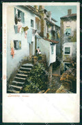 Croazia Croatia Laurana Lovrana Vicolo cartolina RT6390 – fronte