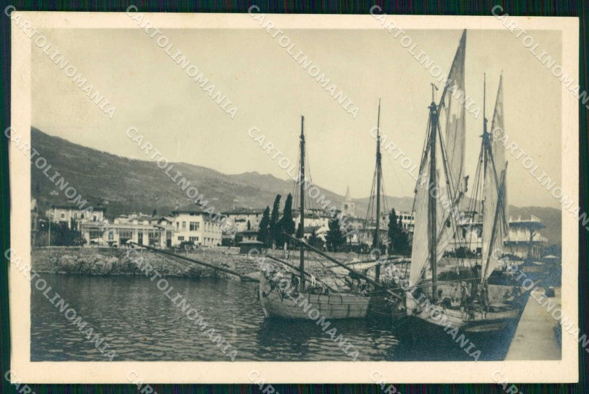 Croazia Croatia Laurana Lovrana Barche Foto cartolina RT6397 – fronte