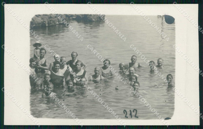 Croazia Croatia Laurana Lovrana Bagnanti Foto cartolina RT6401 – fronte