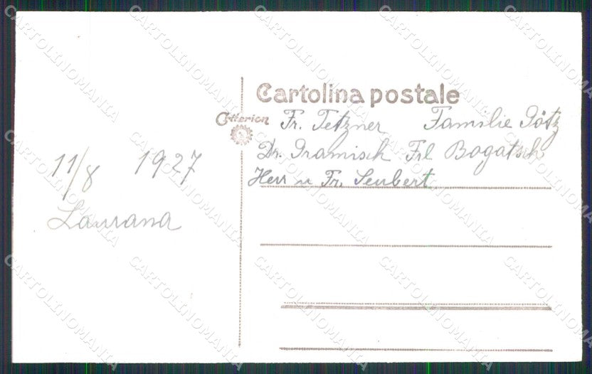Croazia Croatia Laurana Lovrana Bagnanti Foto cartolina RT6401 – retro