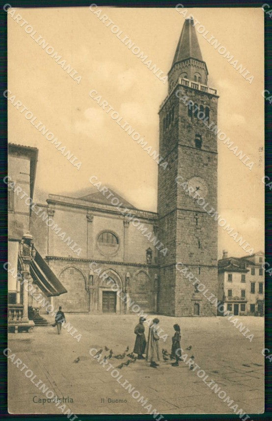 Slovenia Slovenija Capodistria Koper Duomo cartolina RT6412 – fronte