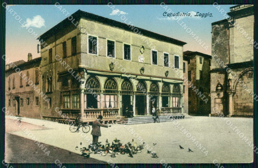 Slovenia Slovenija Capodistria Koper Loggia cartolina RT6414 – fronte