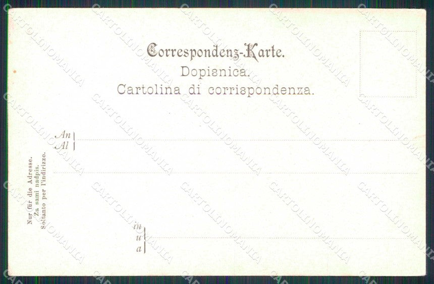 Croazia Croatia Ragusa Dubrovnik Ospedale Militare Chiesa cartolina RT6427 – retro