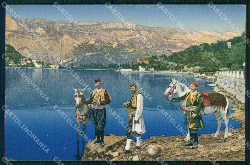 Croazia Croatia Ragusa Dubrovnik Costumi cartolina RT6428 – fronte