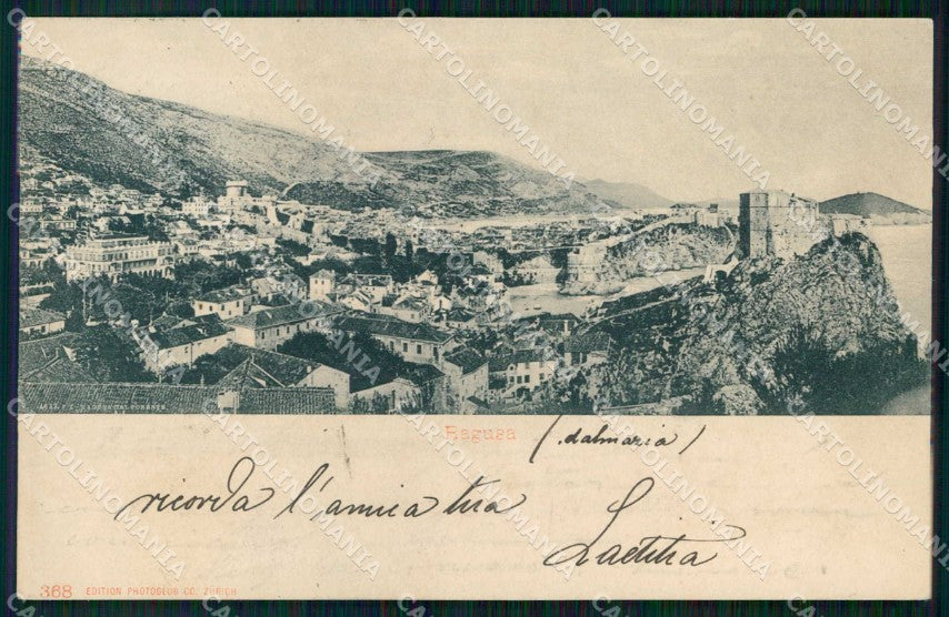 Croazia Croatia Ragusa Dubrovnik cartolina RT6445 – fronte
