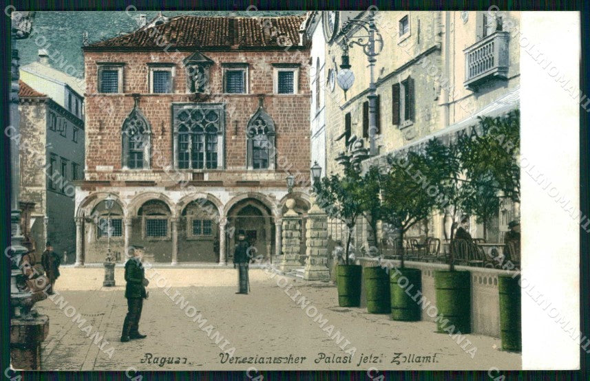Croazia Croatia Ragusa Dubrovnik Palazzo Veneziano cartolina RT6456 – fronte