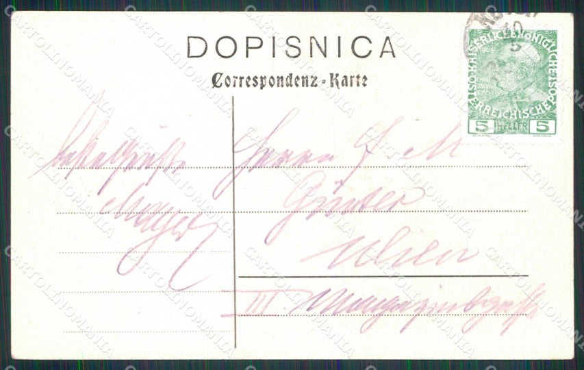 Croazia Croatia Ragusa Dubrovnik Torre Mincetta Stengel 5028 cartolina RT6468 – retro