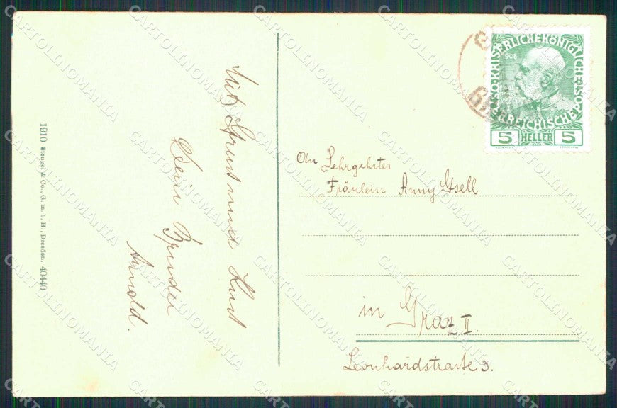 Croazia Croatia Spalato Split Porto Barche Stengel 40440 cartolina RT6473 – retro