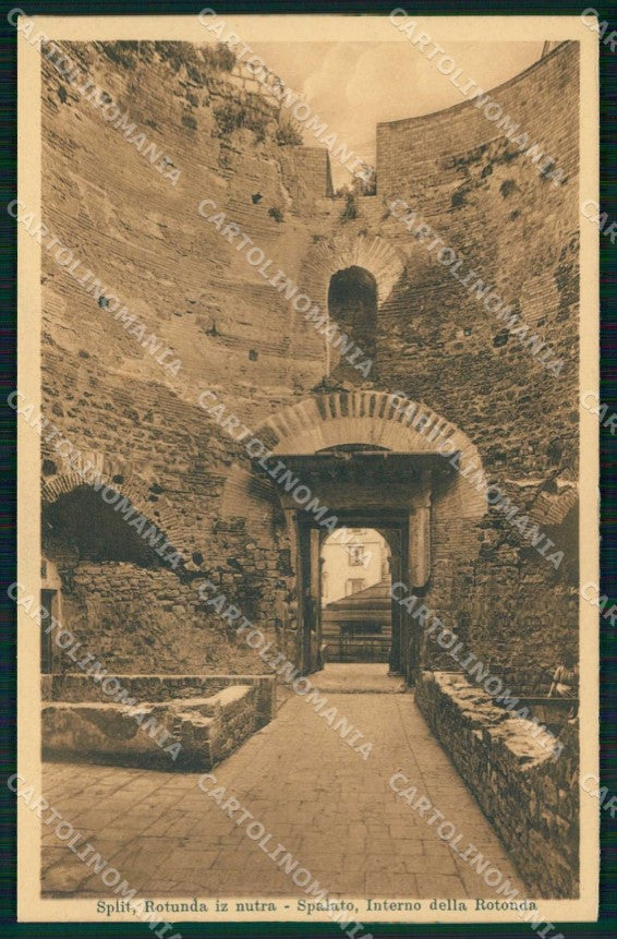 Croazia Croatia Spalato Split Interno Rotonda Stengel 40431 cartolina RT6475 – fronte