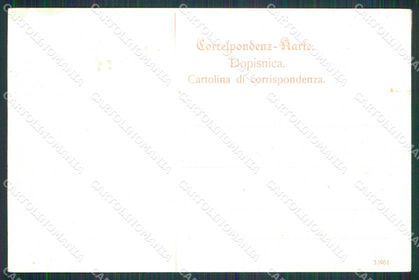 Croazia Croatia Spalato Split Mura Palazzo Diocleziano Barche cartolina RT6478 – retro
