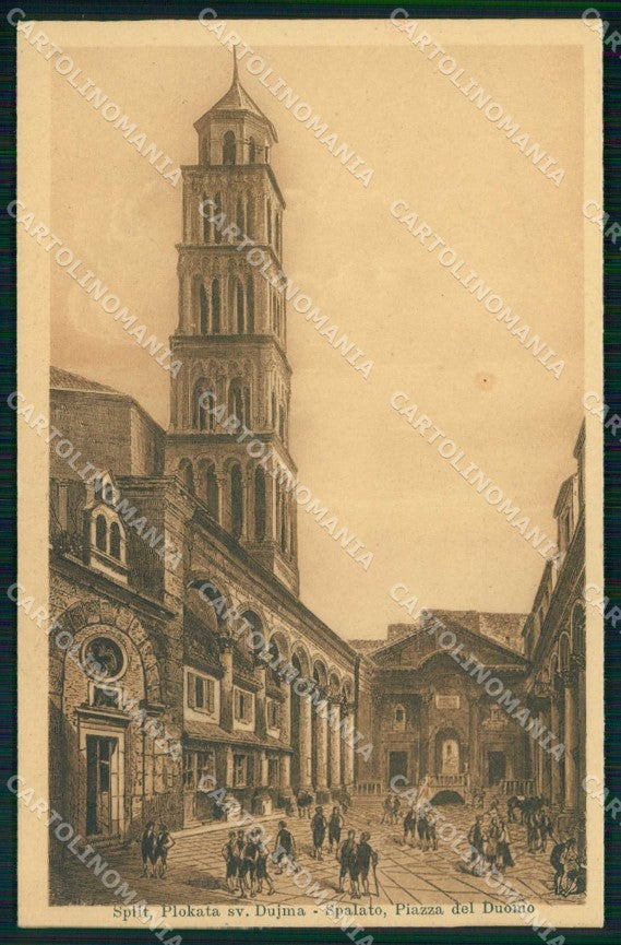 Croazia Croatia Spalato Split Piazza Duomo Stengel 4950 cartolina RT6483 – fronte