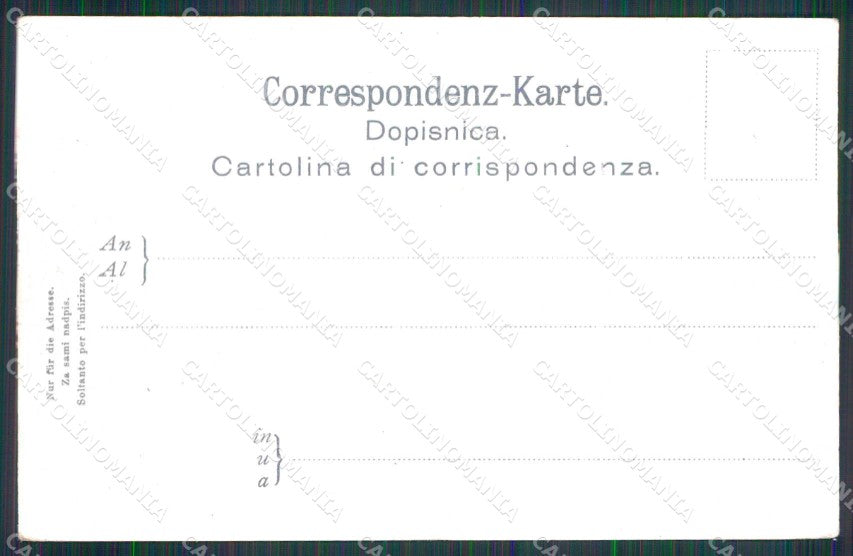 Croazia Croatia Spalato Split Vista dal Campanile cartolina RT6492 – retro
