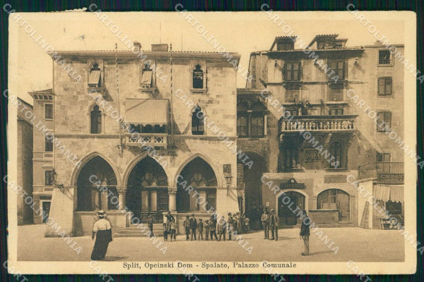 Croazia Croatia Spalato Split Palazzo Comunale Stengel 4961 cartolina RT6496 – fronte
