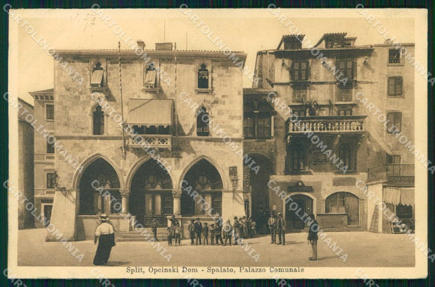 Croazia Croatia Spalato Split Palazzo Comunale Stengel 4961 cartolina RT6502 – fronte