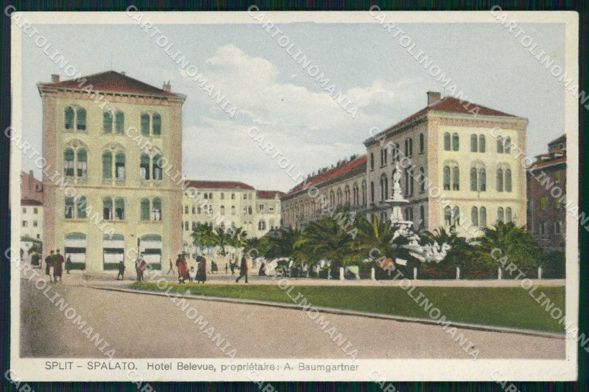 Croazia Croatia Spalato Split Hotel Bellevue cartolina RT6505 – fronte