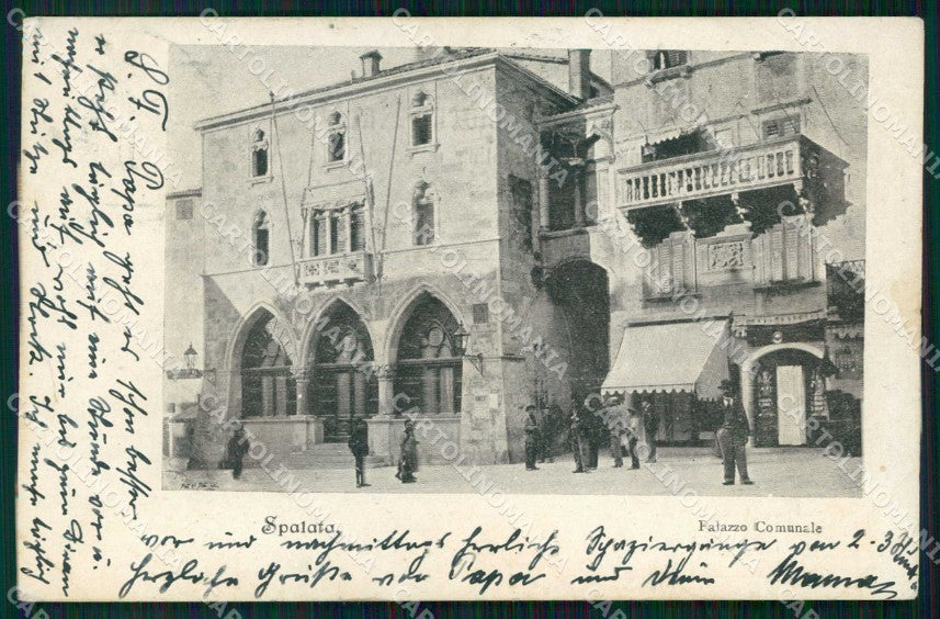 Croazia Croatia Spalato Split Palazzo Comunale cartolina RT6508 – fronte