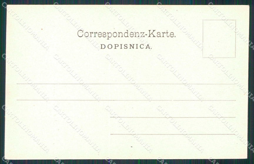 Croazia Croatia Spalato Split Saluto da cartolina RT6513 – retro