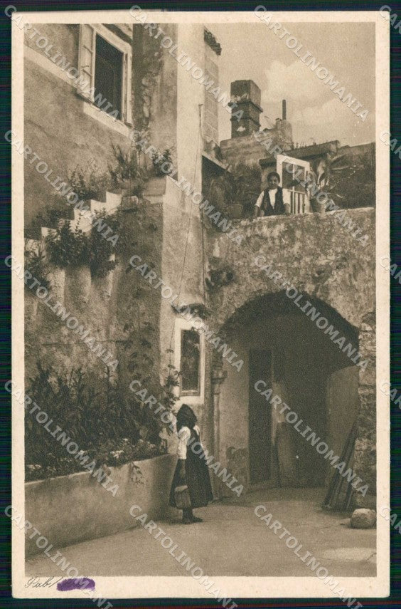 Croazia Croatia Arbe Rab Vicolo cartolina RT6527 – fronte