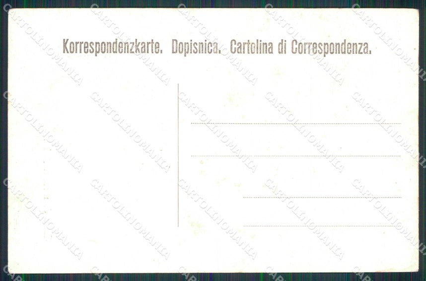 Croazia Croatia Arbe Rab Calle di Mezzo cartolina RT6535 – retro