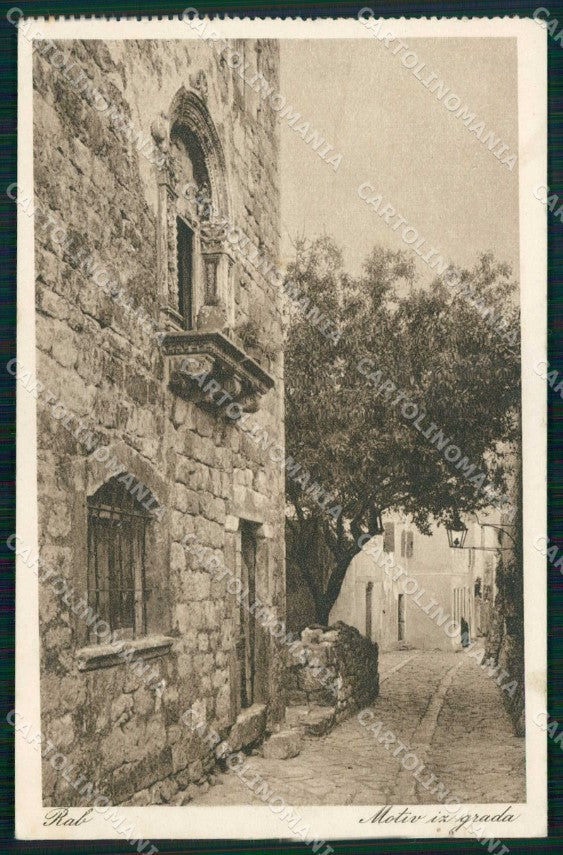 Croazia Croatia Arbe Rab Motivo cartolina RT6536 – fronte