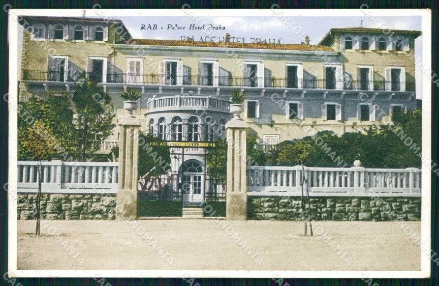 Croazia Croatia Arbe Rab Palace Hotel Praha cartolina RT6544 – fronte