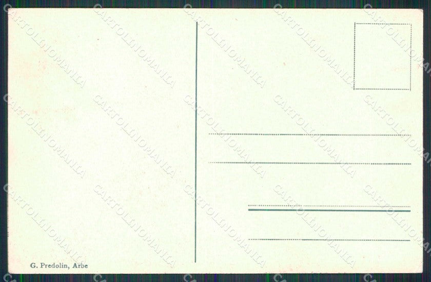 Croazia Croatia Arbe Rab Belvedere cartolina RT6546 – retro