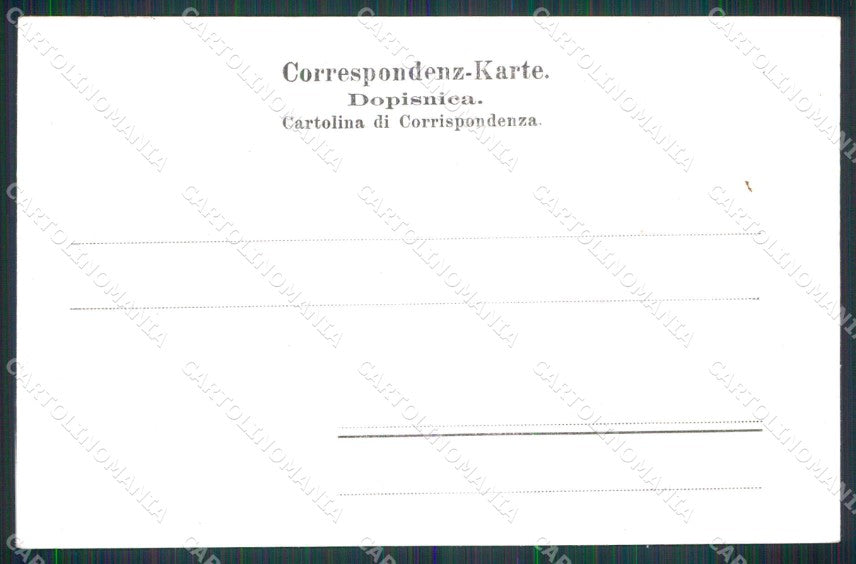 Montenegro Crna Gora Cattaro Kotor Attracco Piroscafo cartolina RT6556 – retro