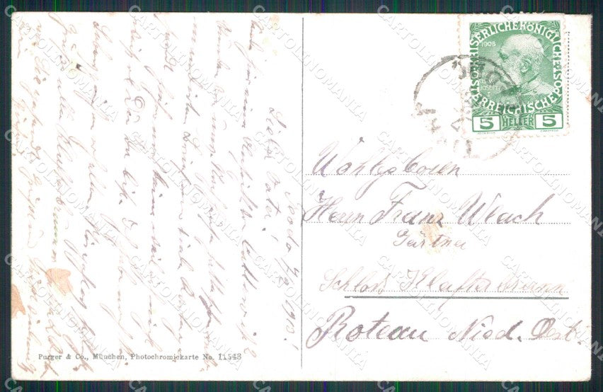 Montenegro Crna Gora Cattaro Kotor Barche cartolina RT6566 – retro
