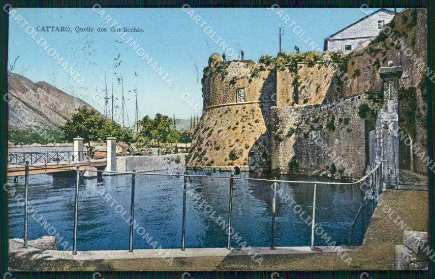 Montenegro Crna Gora Cattaro Kotor Gordicchio cartolina RT6571 – fronte