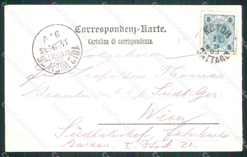 Montenegro Crna Gora Cattaro Kotor Marina Stengel 5042 cartolina RT6576 – retro