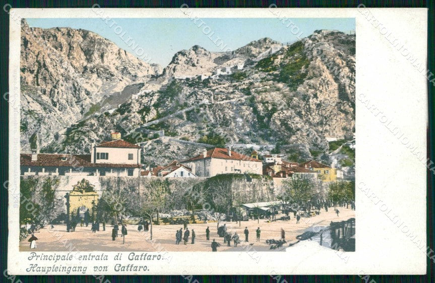 Montenegro Crna Gora Cattaro Kotor Entrata Principale cartolina RT6592 – fronte