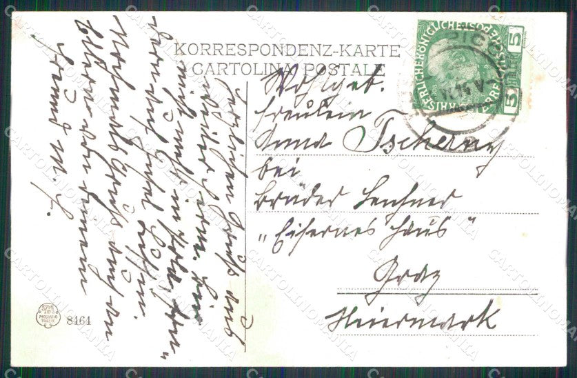 Croazia Croatia Lussinpiccolo Mali Losinj Cigale Modiano 8464 cartolina RT6612 – retro