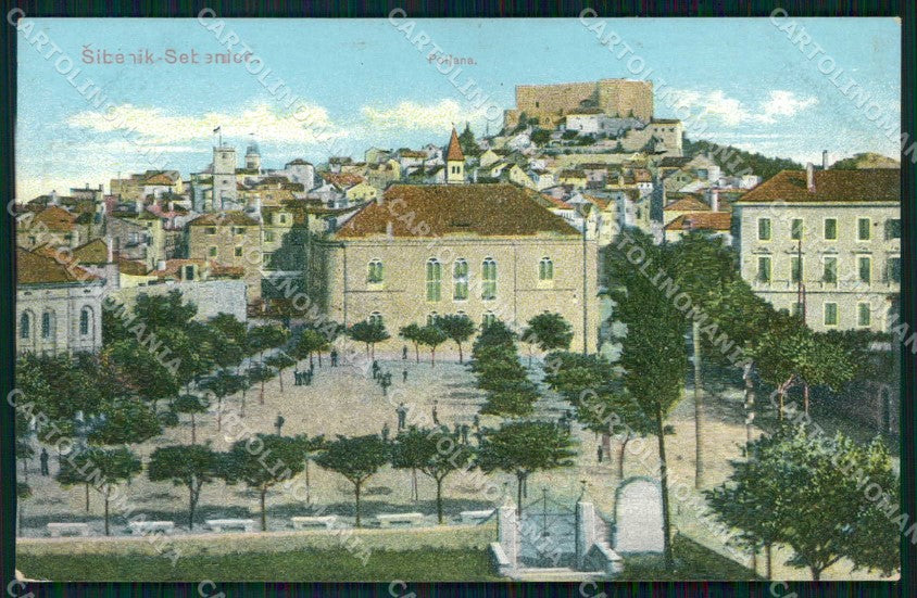 Croazia Croatia Sebenico Sibenik Poljana cartolina RT6619 – fronte