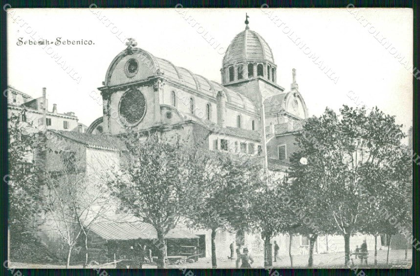 Croazia Croatia Sebenico Sibenik Basilica cartolina RT6623 – fronte