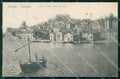 Croazia Croatia Sebenico Sibenik Veduta dal Mare Barca MACCHIE cartolina RT6630 – fronte
