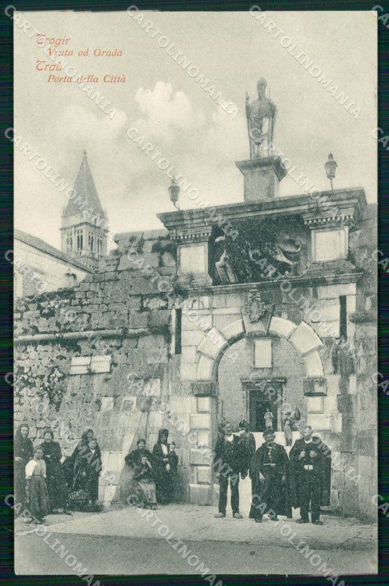 Croazia Croatia Traù Trogir Porta della Città cartolina RT6634 – fronte