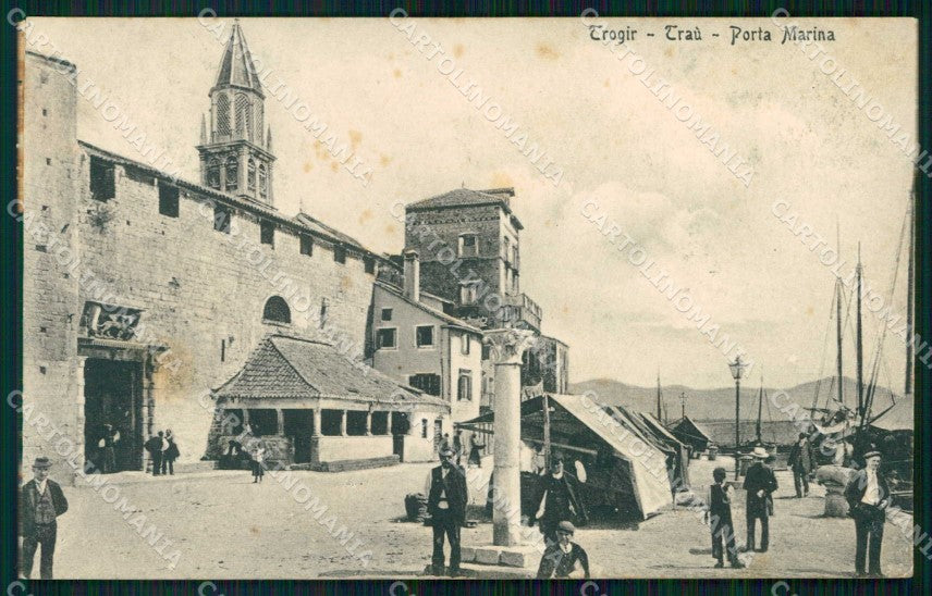 Croazia Croatia Traù Trogir Porta Marina cartolina RT6641 – fronte