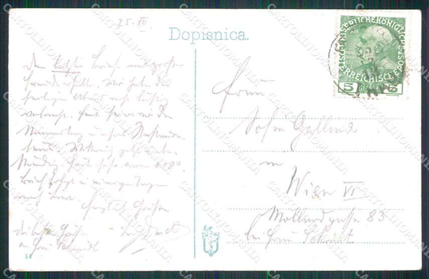 Croazia Croatia Traù Trogir Veduta Generale Barche cartolina RT6642 – retro