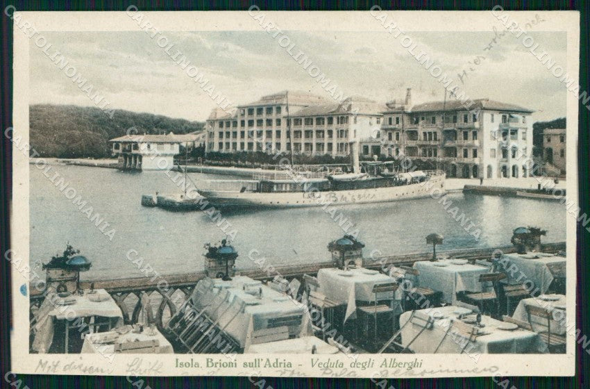 Croazia Croatia Brioni Brijuni Veduta degli Alberghi cartolina RT6660 – fronte