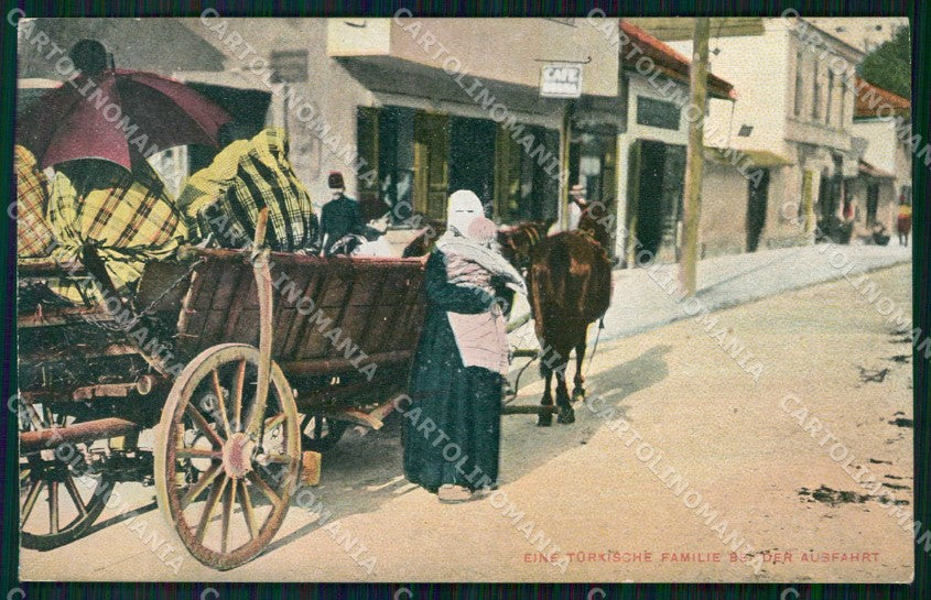 Bosnia Erzegovina Bosna Hercegovina Sarajevo Donna Turca cartolina RT6671 – fronte
