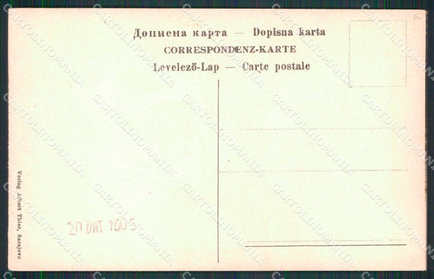 Bosnia Erzegovina Bosna Hercegovina Sarajevo Famiglia Turca cartolina RT6678 – retro