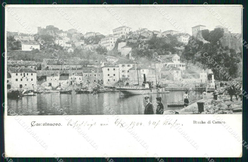 Montenegro Crna Gora Castelnuovo Herceg Novi Bocche Cattaro cartolina RT6682 – fronte