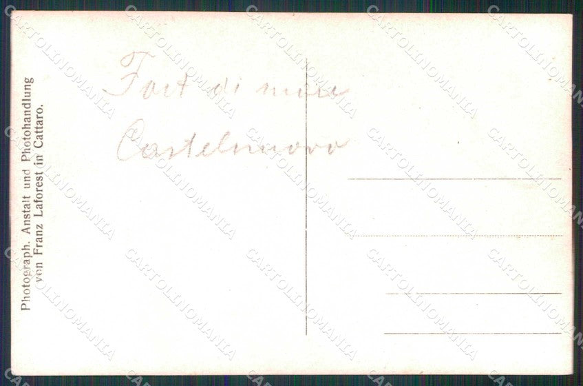 Montenegro Crna Gora Castelnuovo Herceg Novi Forte Foto cartolina RT6694 – retro