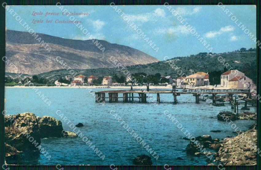 Croazia Croatia Castelnuovo Kastel Novi Igalo cartolina RT6698 – fronte