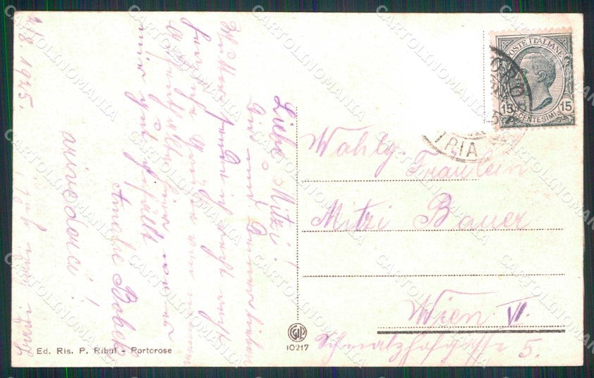 Slovenia Slovenija Portorose Portoroz Molo Barche ABRASA cartolina RT6705 – retro