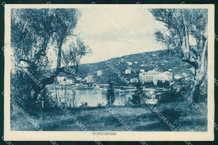 Slovenia Slovenija Portorose Portoroz Veduta Generale cartolina RT6706 – fronte